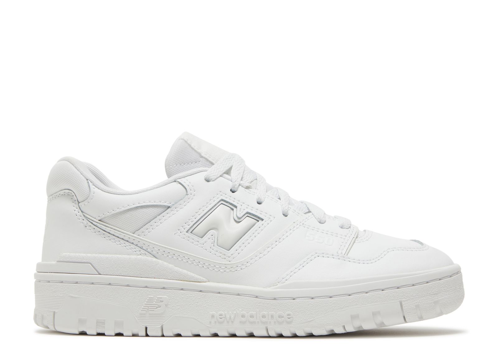 New Balance 550 Big Kid 'Triple White' - New Balance - GSB550WW
