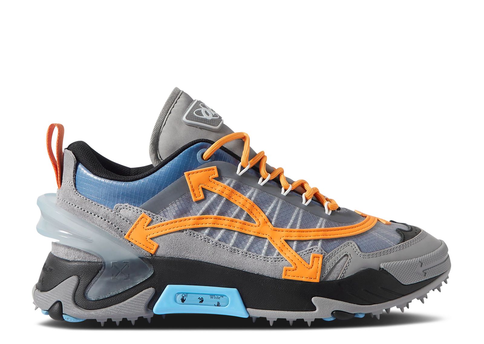 【Off White】ODSY 2000 GREY ORANGE ★関税送料込み OFF-WHITE Odsy-2000 Grey Orange Men's - OMIA190F22FAB0010920