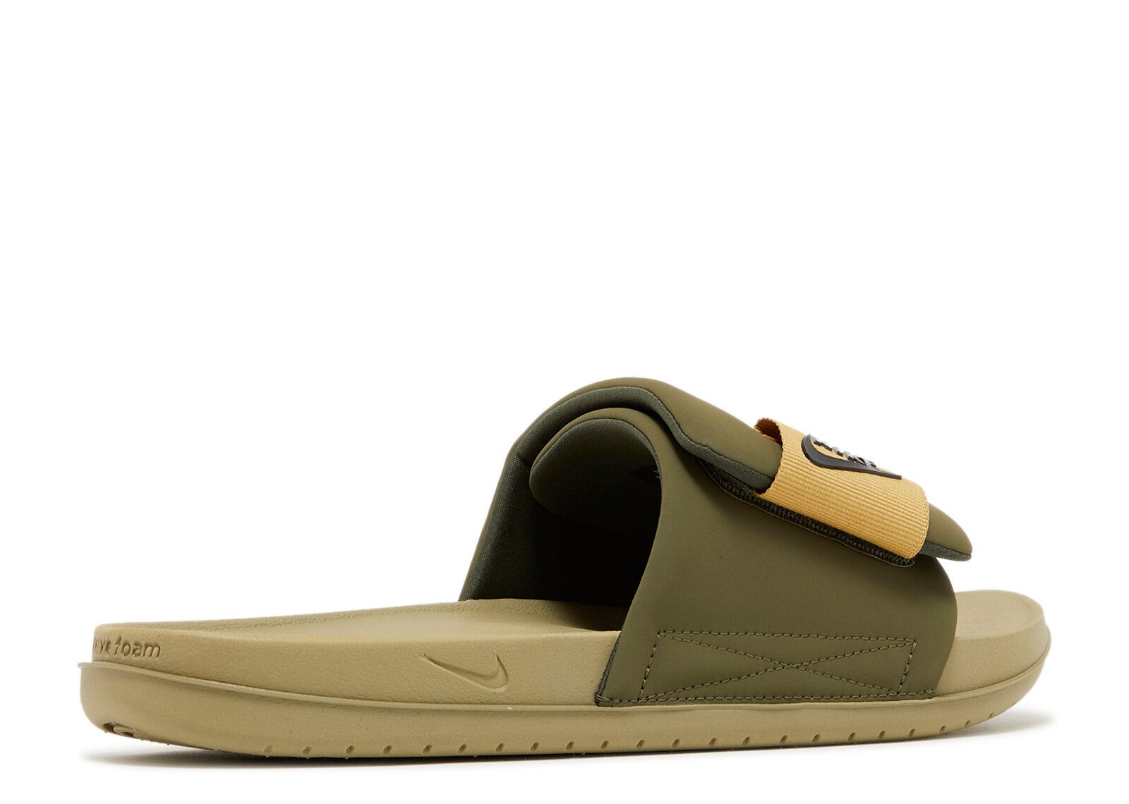 Nike Olive Green and Sage Slide-Sneaker Sandals Nike Calm Slides  main image 2