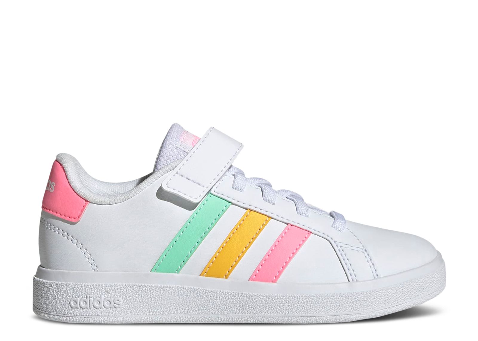 adidas gazelle silver green womens Adidas Little Kids' Grand Court 2.0 Shoes  IE3851