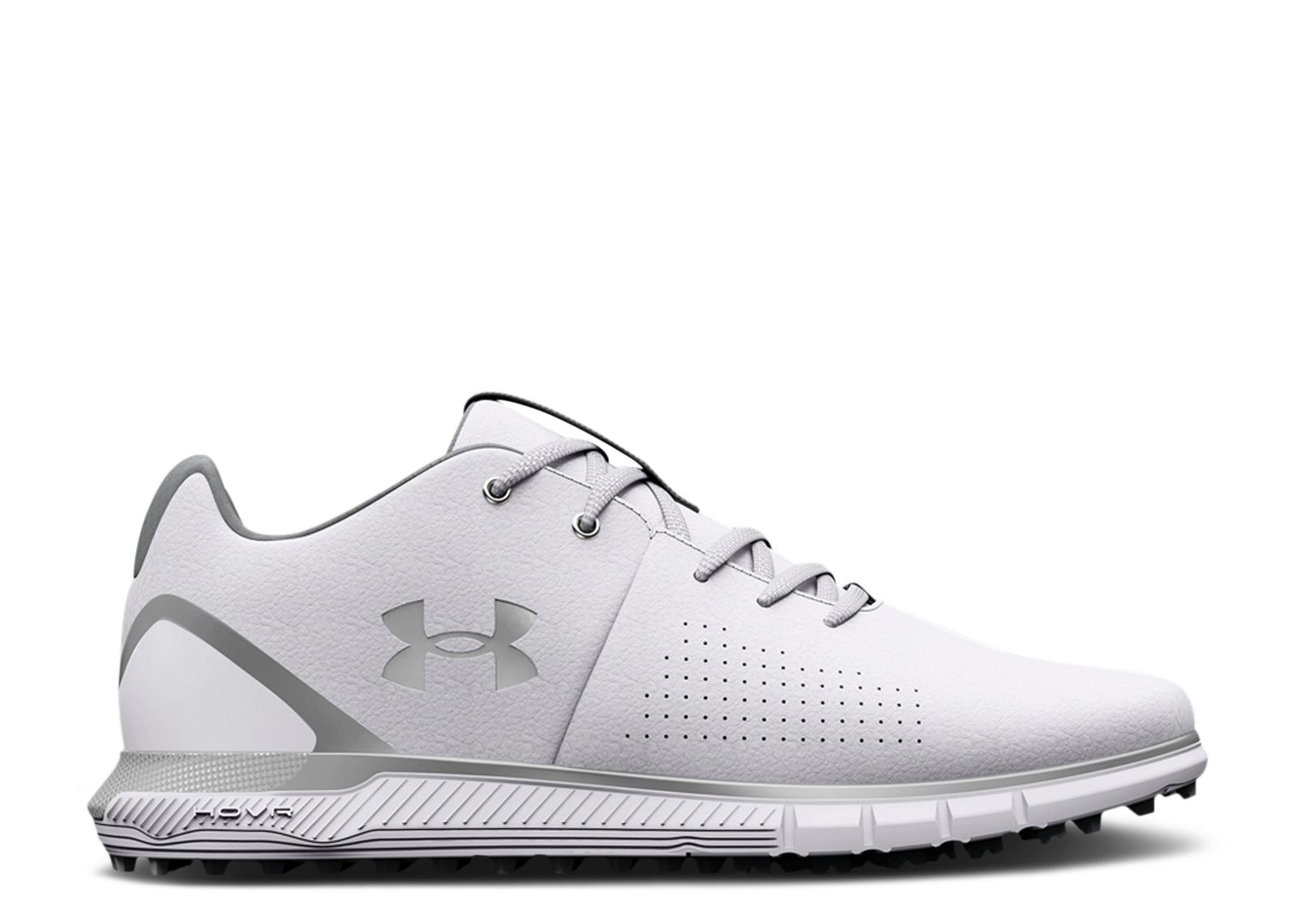 HOVR Fade 2 Spikeless Golf 2E Wide 'White Metallic Silver'