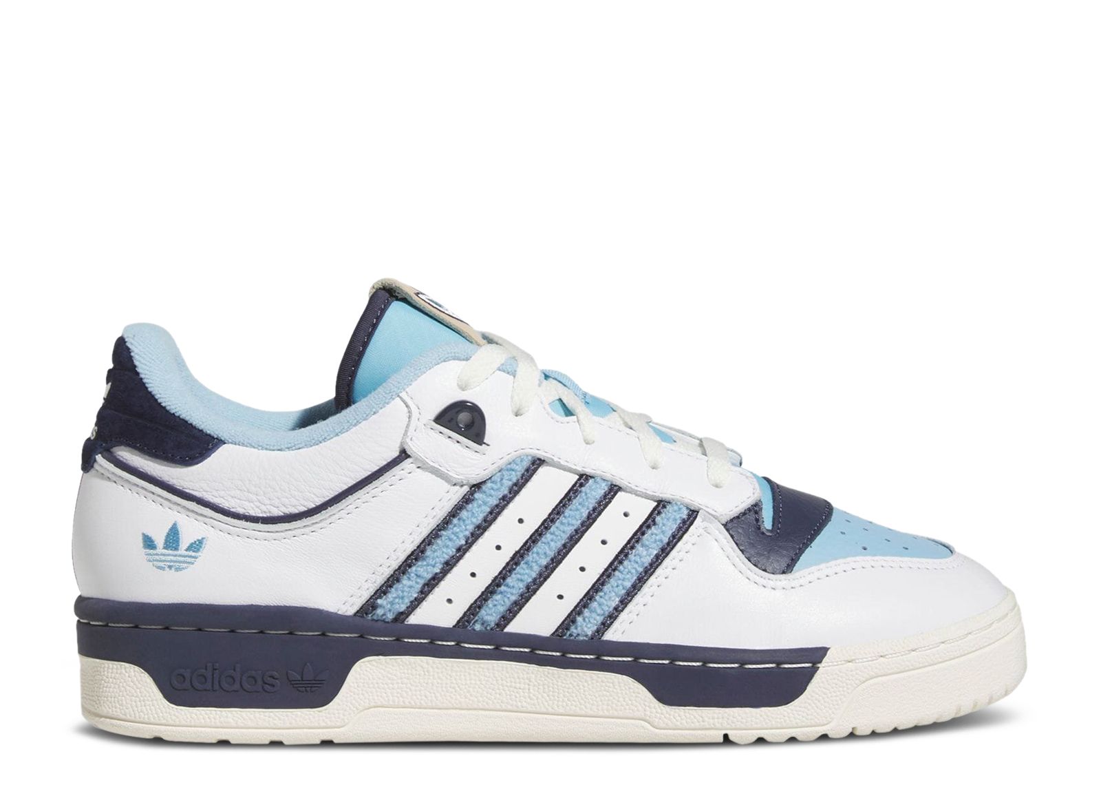 adidas Rivalry Low 86 Shoes - Men's - Cloud White / Blue / Shadow Navy Blue - 10.5