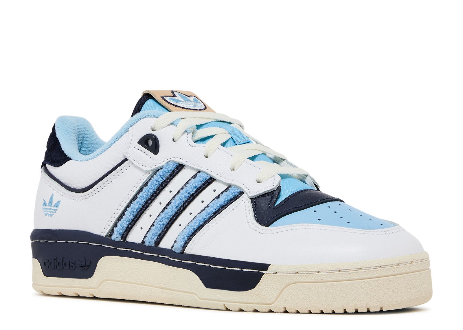 adidas Rivalry Low 86 Shoes - Men's - Cloud White / Blue / Shadow Navy Blue - 10.5
