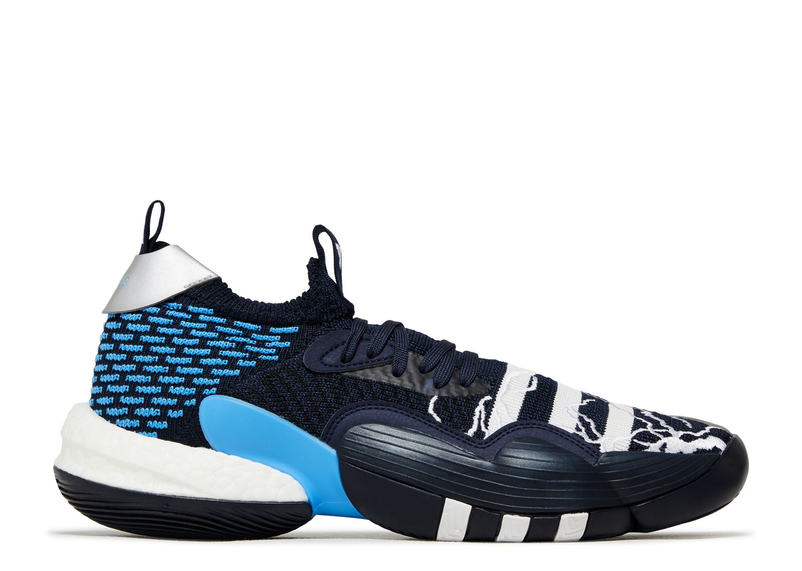 New adidas Trae‎ Young 2 Down in the Deep Shoes Men\'s 13.5 adidas Trae Young 2 Mens Basketball Shoes Black Red HQ0986  main image 2