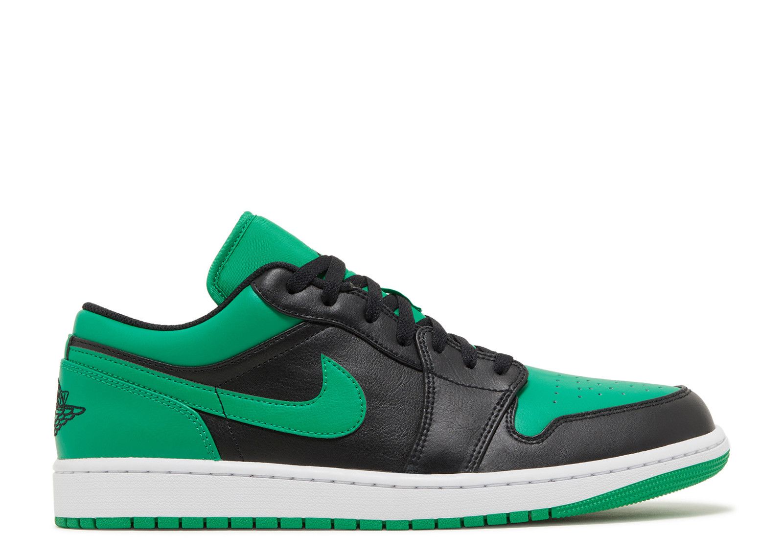 Jordan 1 Low 'Black Lucky Green'