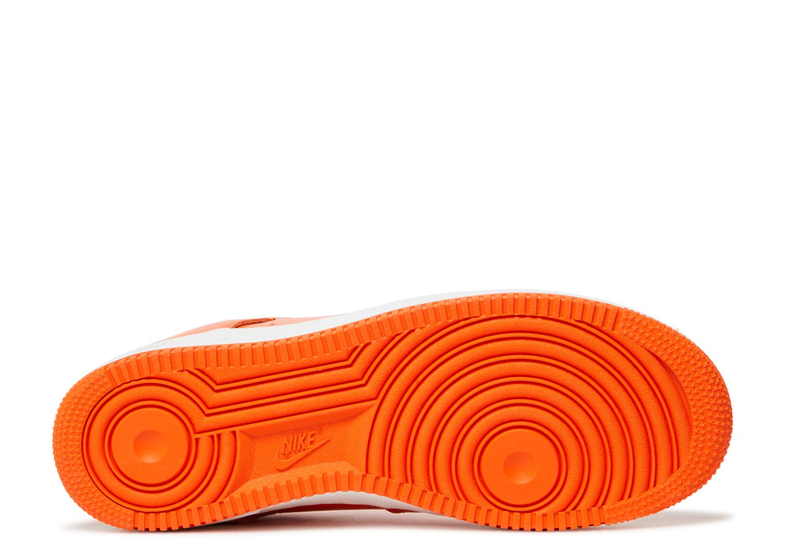 air force 1 orange bottom