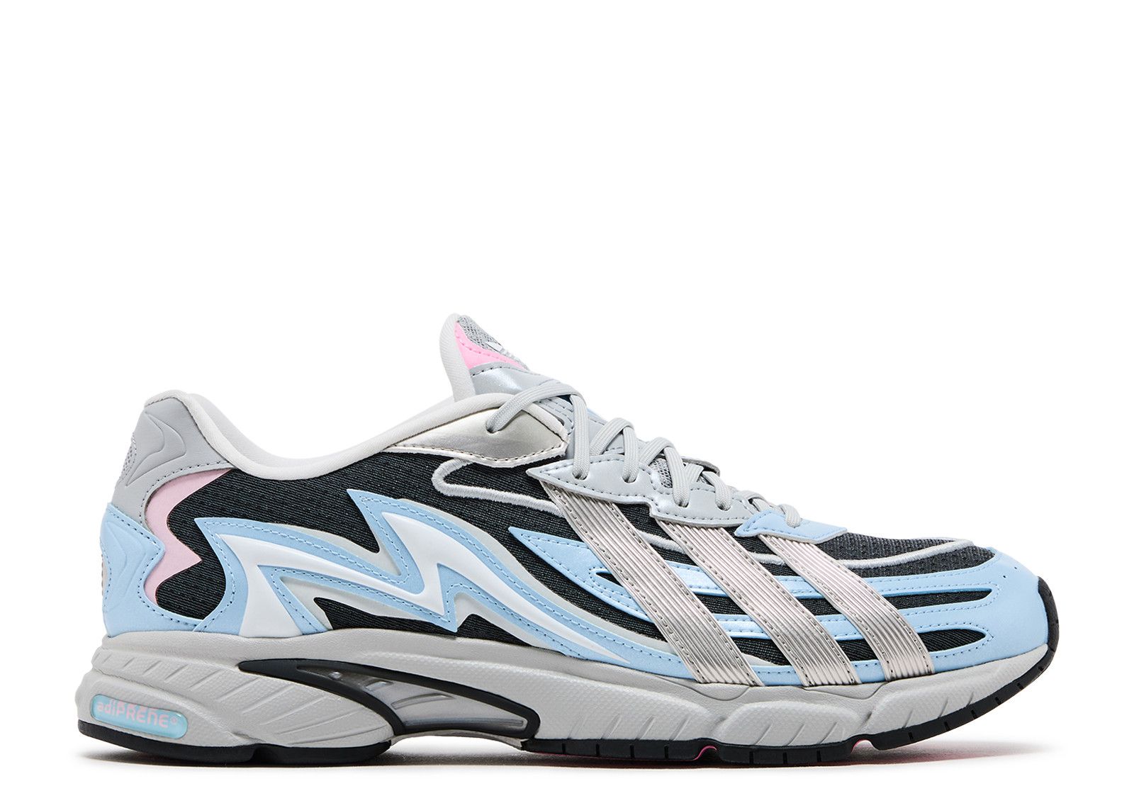 ベロア Adidas ZX 500 RM in Grey/White/Scarlet — MAJOR