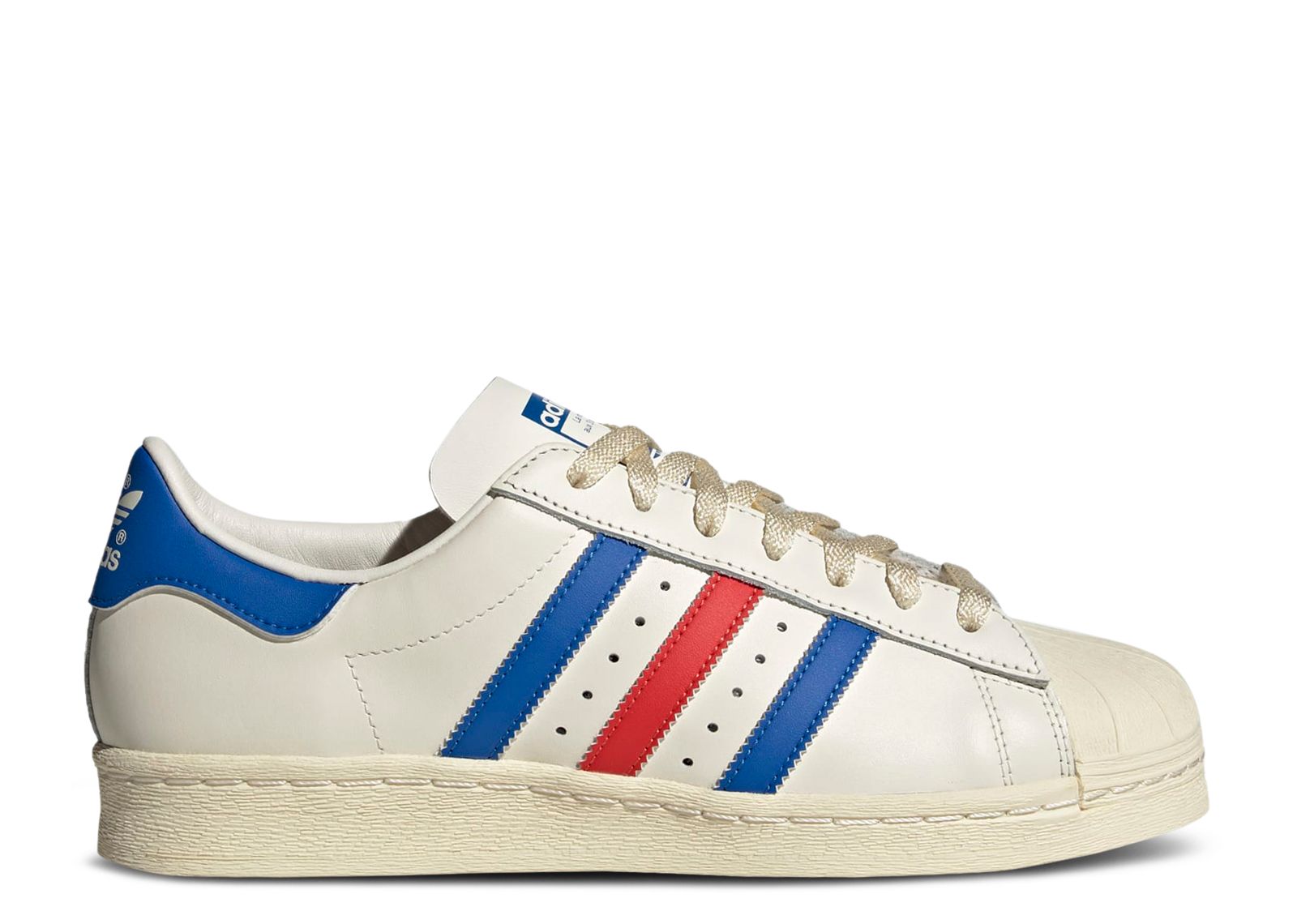 Adidas superstar 80s red white best sale