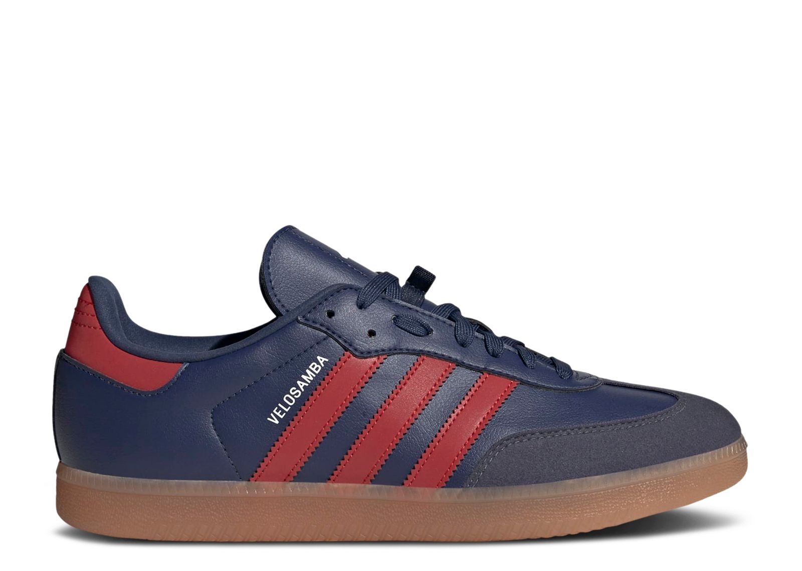 adidas The Velosamba Vegan Cycling Shoes - Unisex - Team Navy Blue Blue 2 / Better Scarlet Red / Cloud White - 6