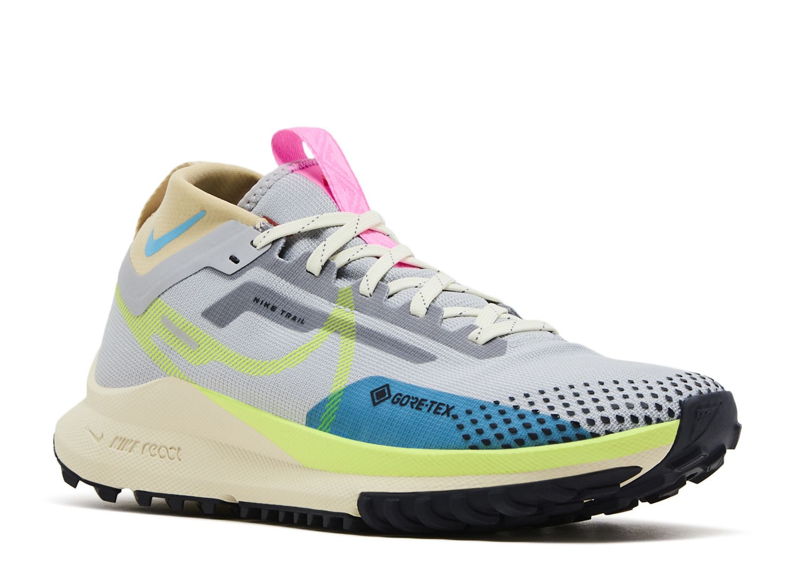 Wmns React Pegasus Trail 4 GORE TEX 'Wolf Grey Volt' - Nike