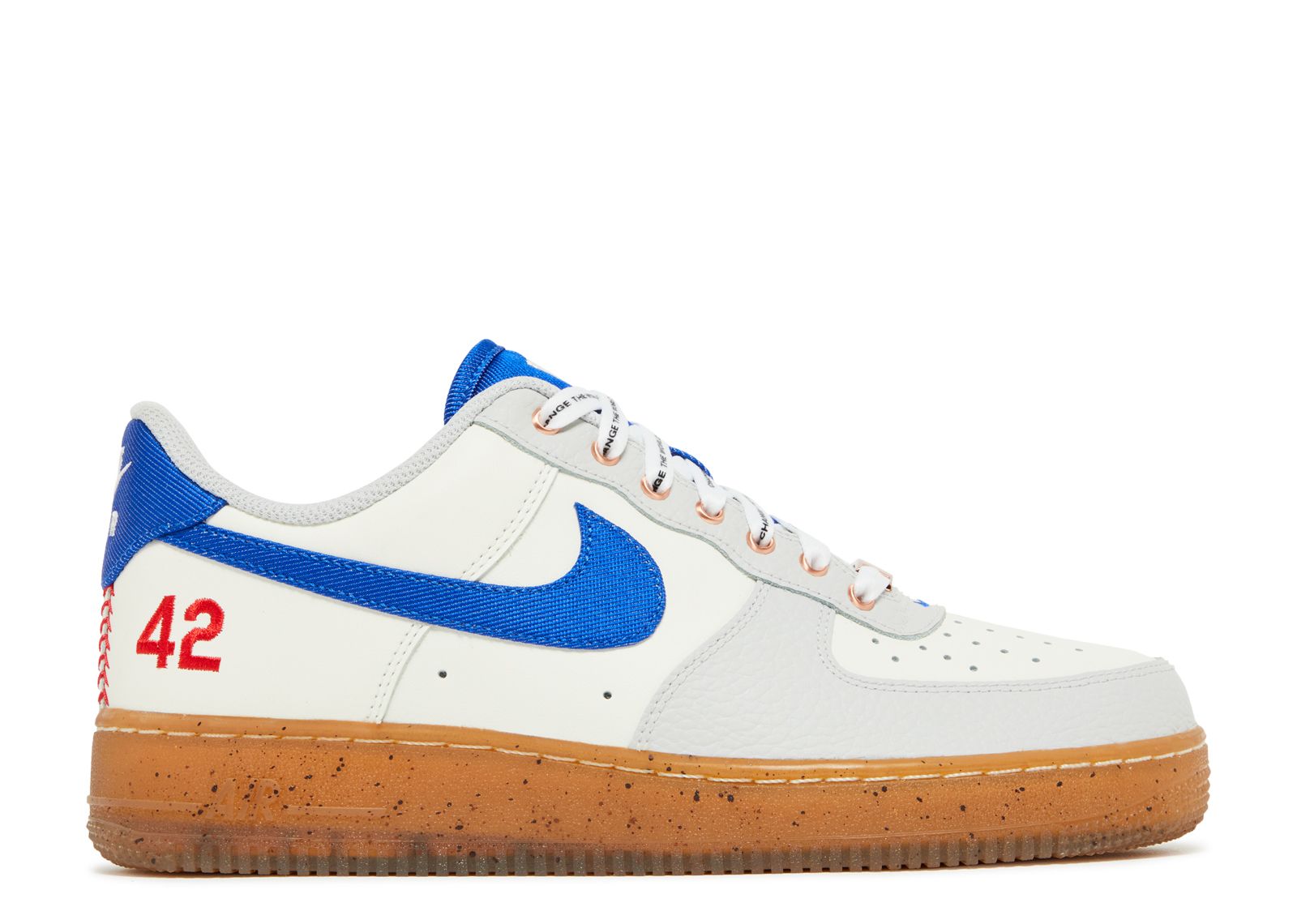 joggen Lauw Bounty Air Force 1 Low 'Jackie Robinson' - Nike - FN1868 100 - sail/racer  blue/white/neutral grey/black/university red | Flight Club