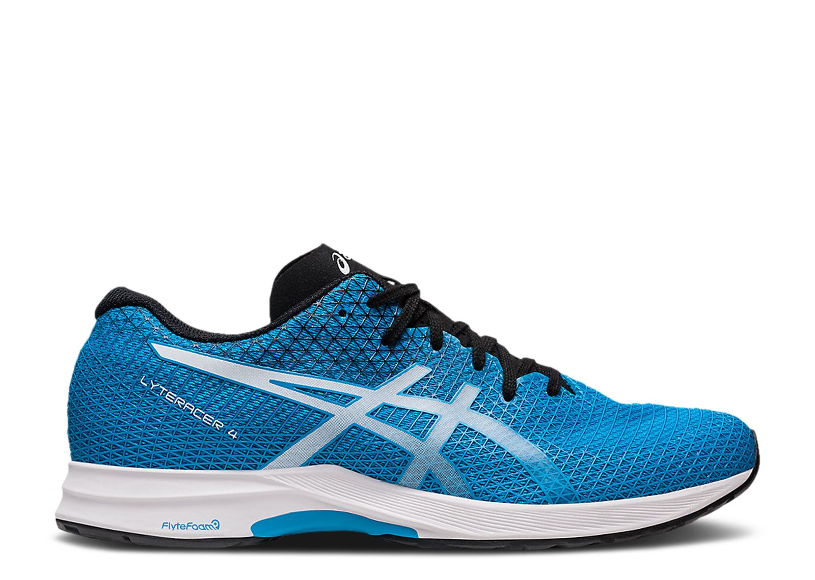 Asics LYTERACER 4 Running Mens Size 10.5 Island Blue White Black 1011B349-410 Asics Lyteracer 4 Island Blue / White - Jan 2024 - 1011B349  main image 3