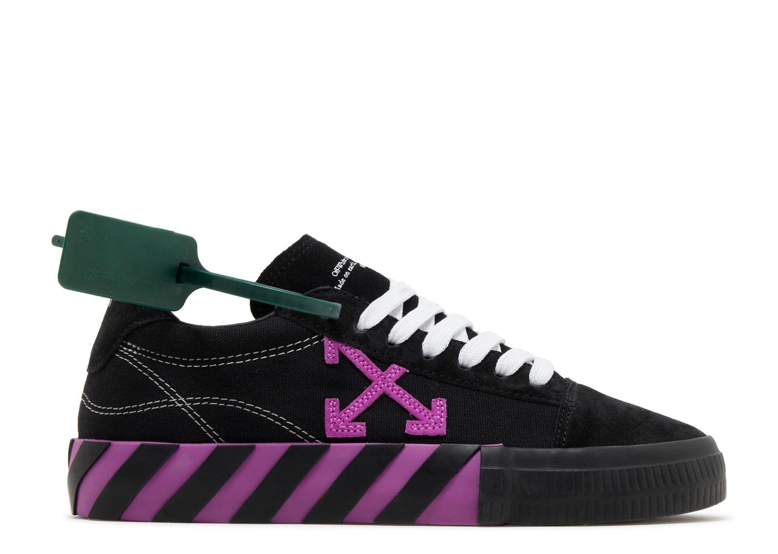 Off-White Wmns Vulc Low 'Black Fuchsia'