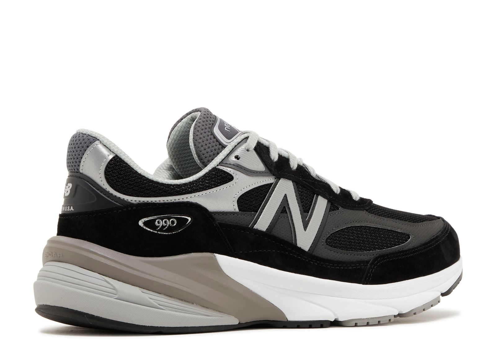 990v6 Made In USA 2E Wide 'Black Silver' - New Balance - M990BK6