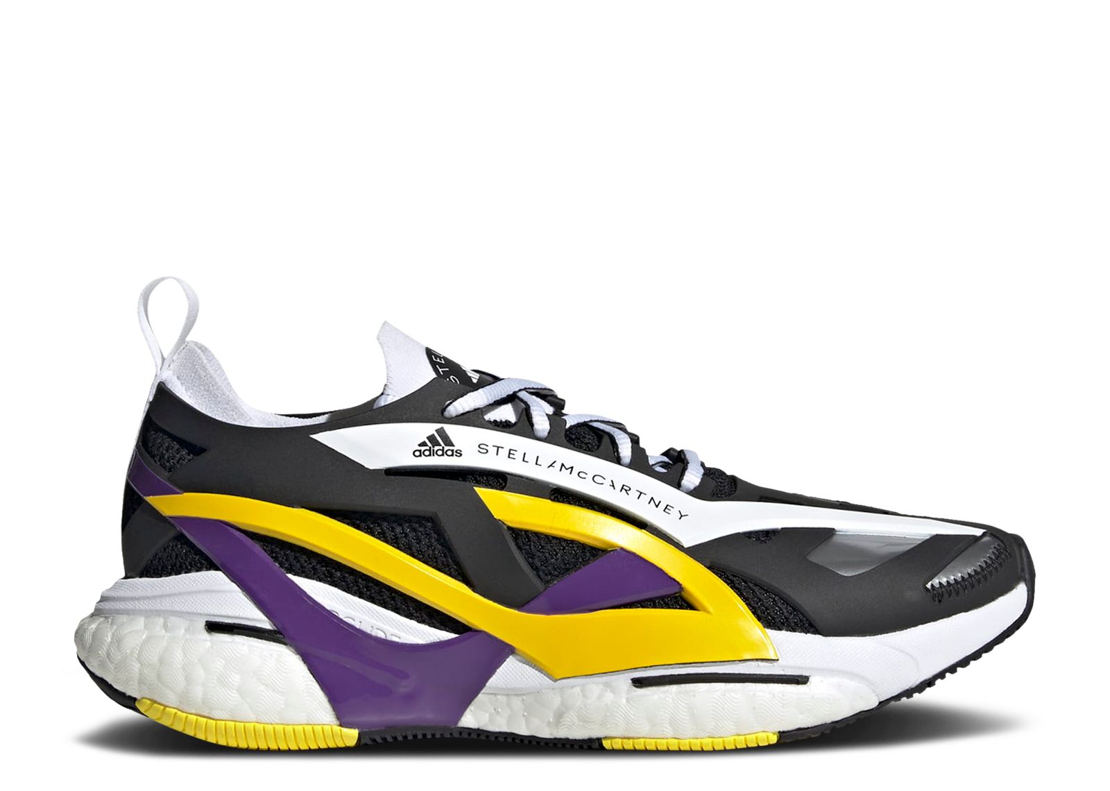 Stella McCartney X Wmns Solar Glide 'Black Purple Yellow' - Adidas - GX9858  - core black/active purple/shock yellow | Flight Club