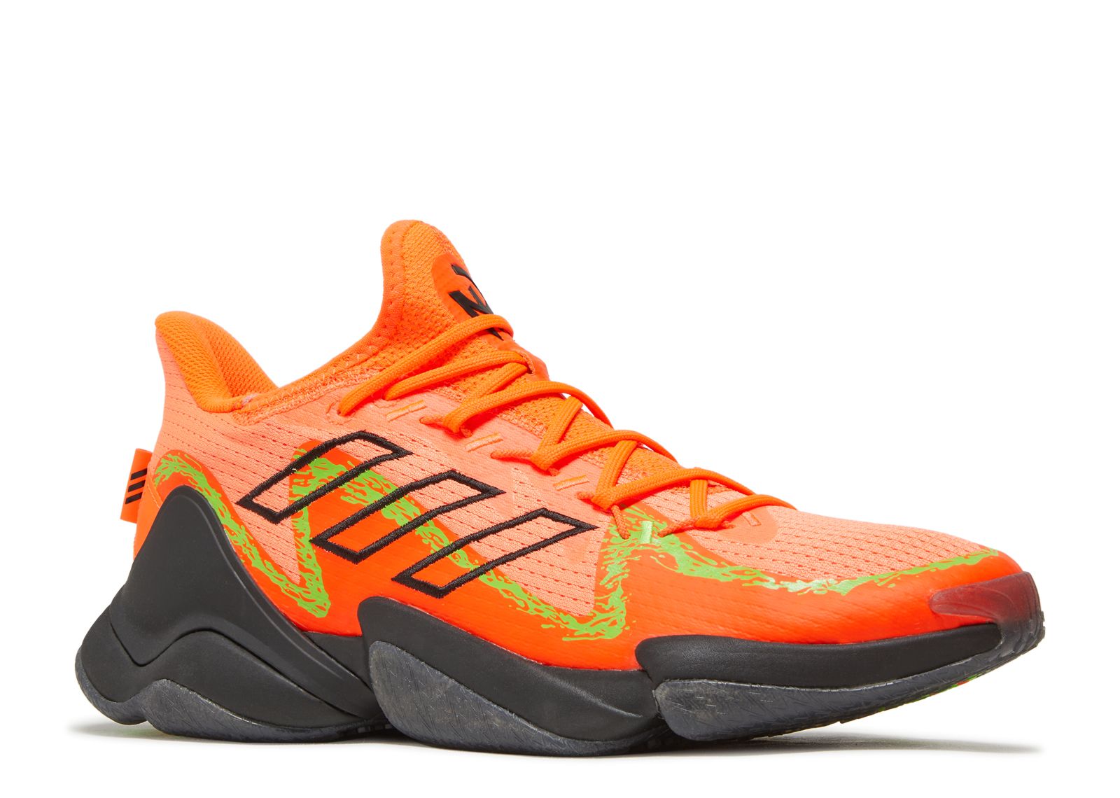 adidas Mahomes 1 Impact FLX Orange/Black Size 11 US IF4806