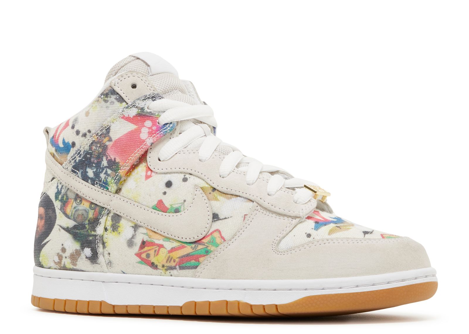 Supreme X Dunk High SB 'Rammellzee' - Nike - FD8779 100 - white