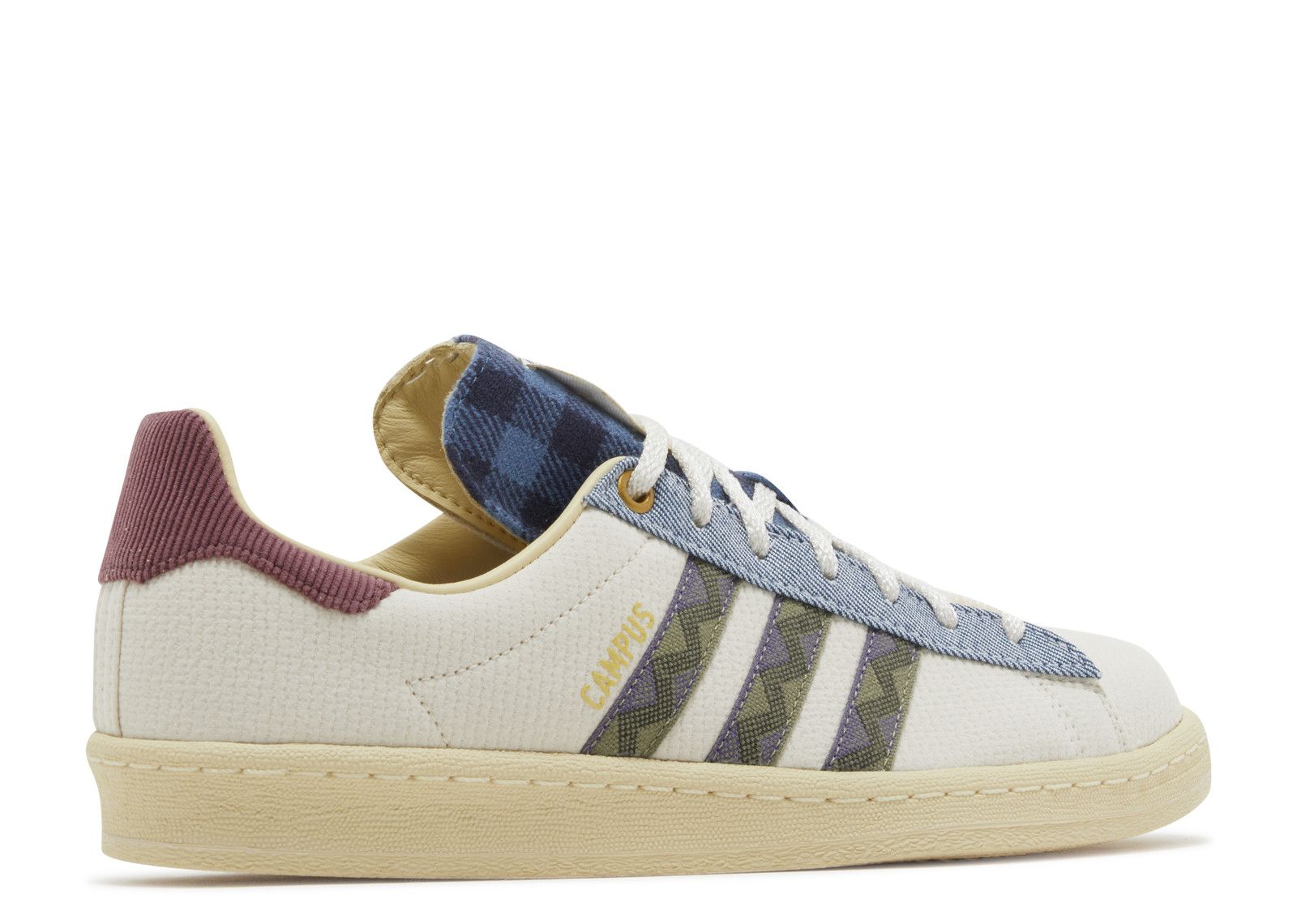 adidas gazelle silver green womens Adidas Campus 80s Shoes – Extra Butter main image 1