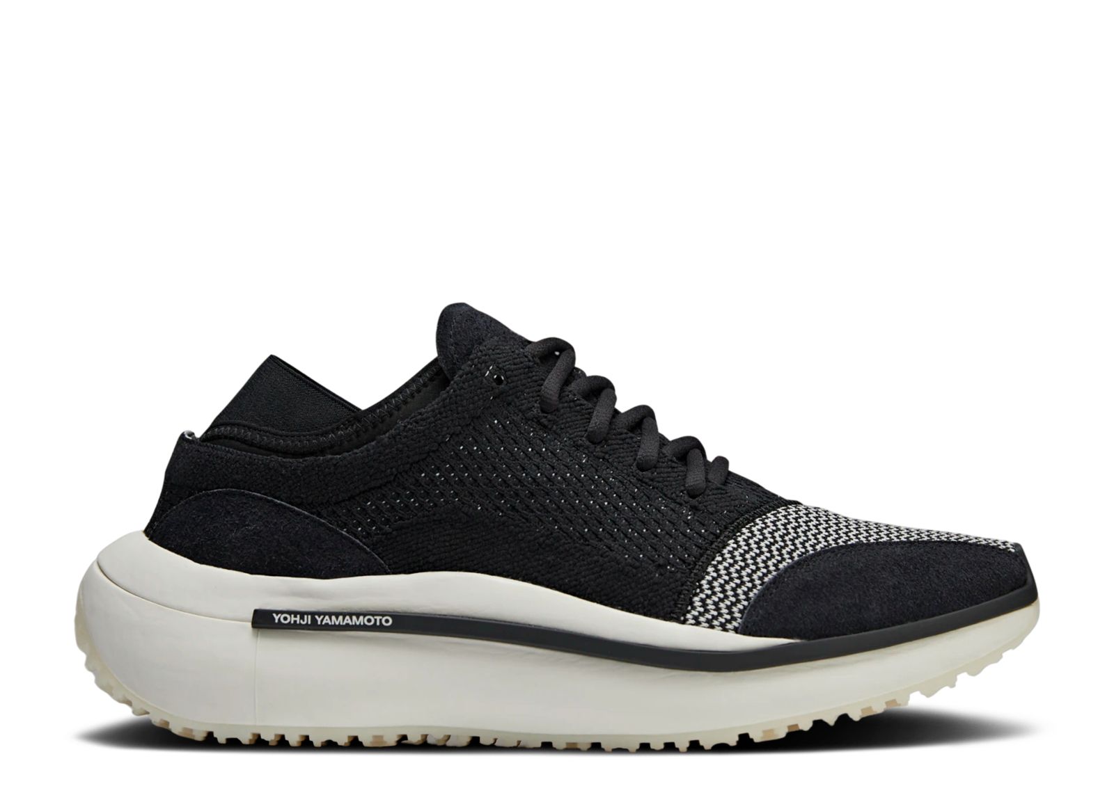 Y-3 キサン ニット スニカ FZ6395 BLACKWHITE Y 3 Qisan Knit 'Black Off White' - Adidas - FZ6395 - black