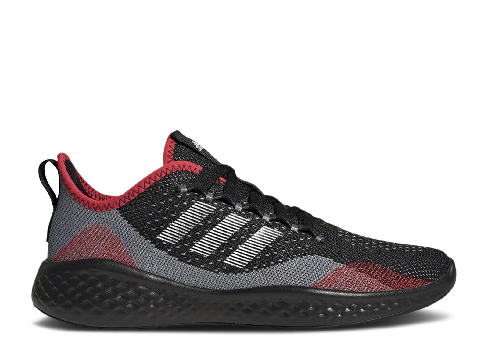 Adidas Men\'s Fluidflow 2.0 Running Shoes Core Black/Red Size 12 Adidas FluidFlow 2.0 Running Shoes Athletic | Mercari main image 2