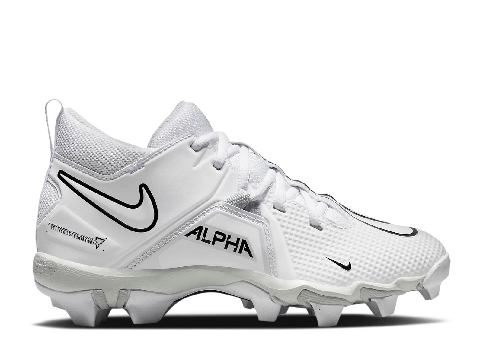 Alpha Menace 3 Shark GS 'White Black' - Nike - CV0581 109 - white