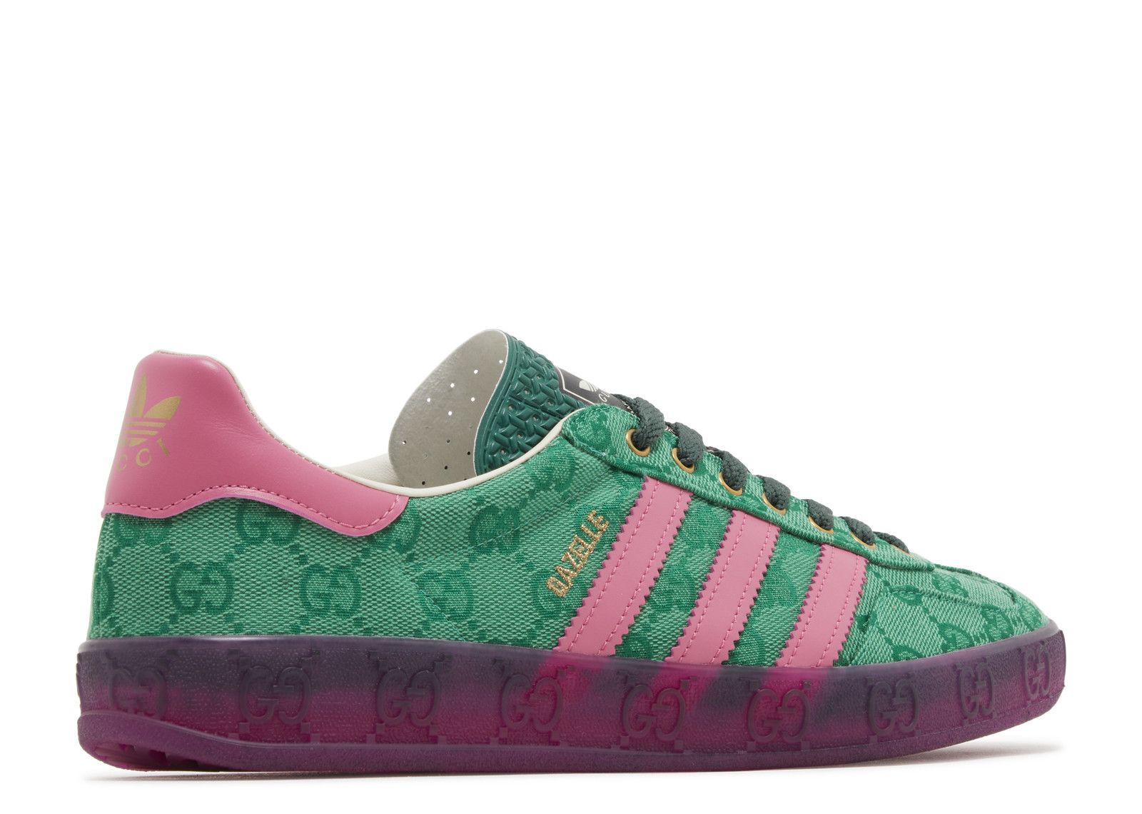 GUCCI - mimifril Gucci X Wmns Gazelle 'Green GG Monogram' - Adidas - IE4795