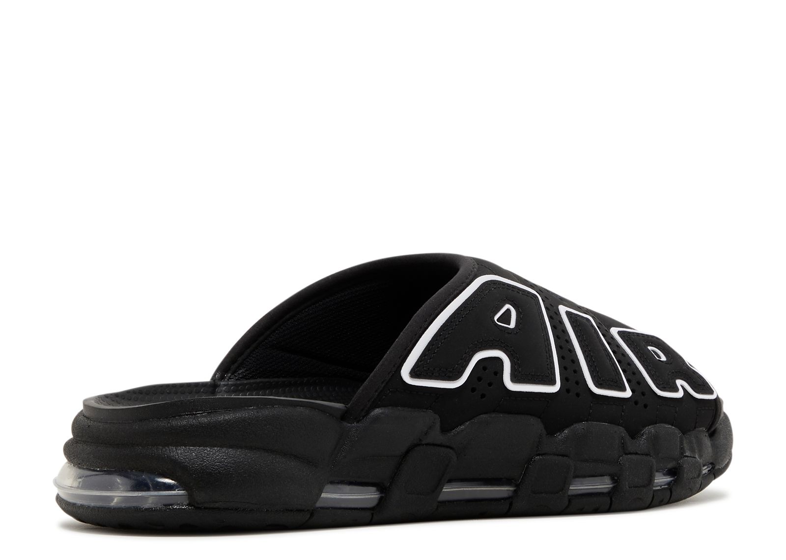 Air More Uptempo Slide 'Black Grey Sole' - Nike - DV2132 001