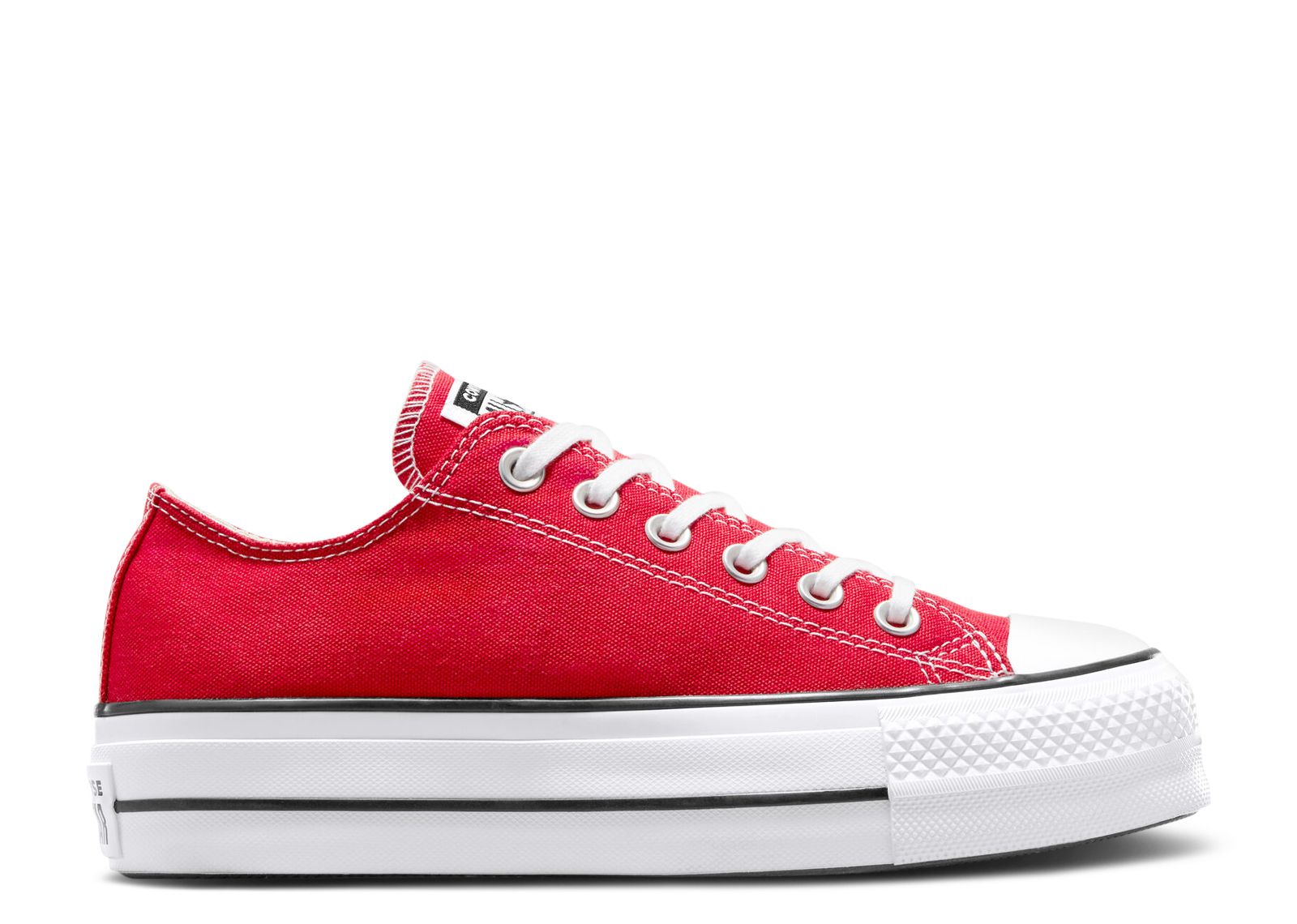 Wmns Chuck Taylor All Star Lift Platform Canvas Low Red White