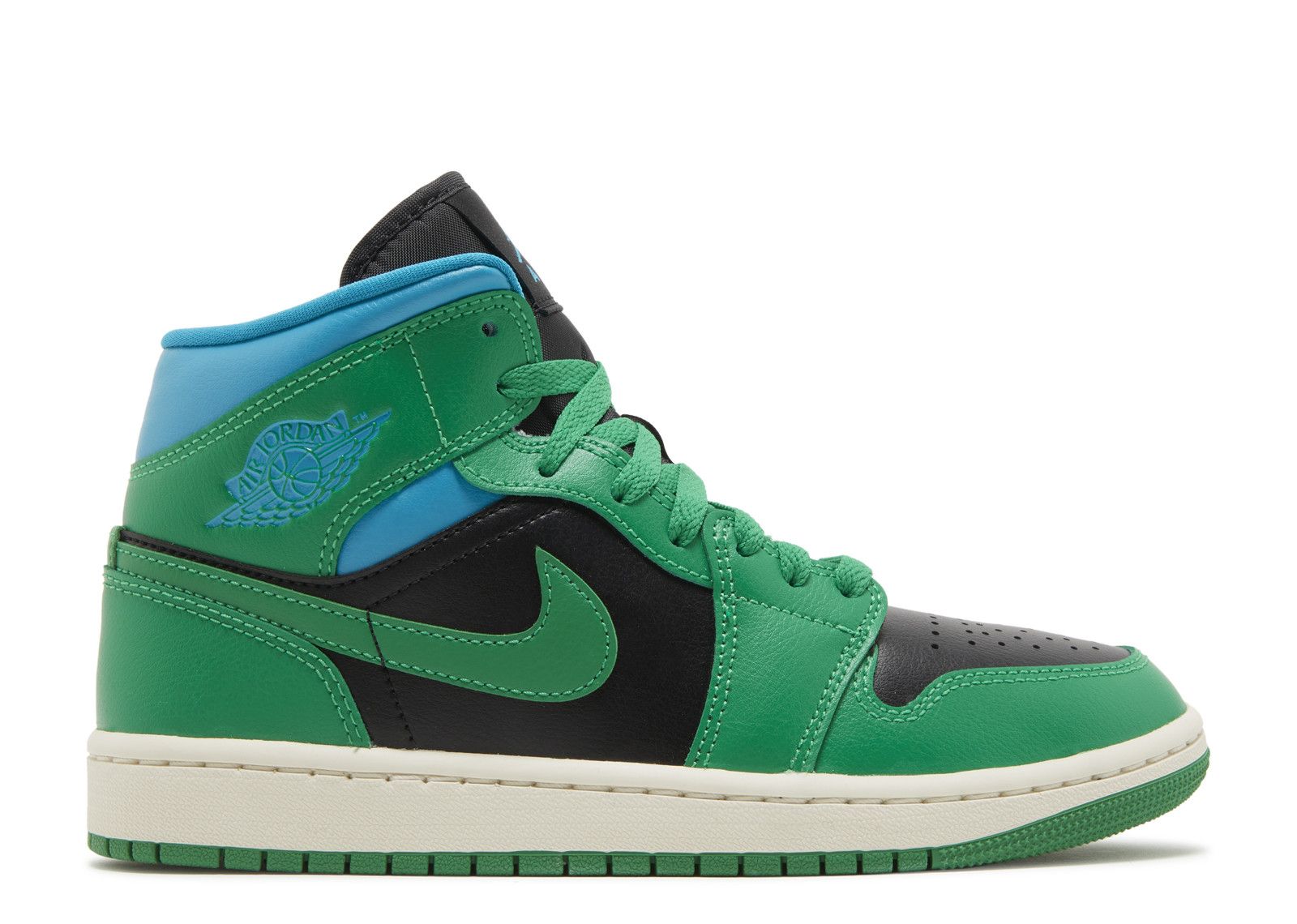 Wmns Jordan 1 Mid 'Lucky Green Aquatone'