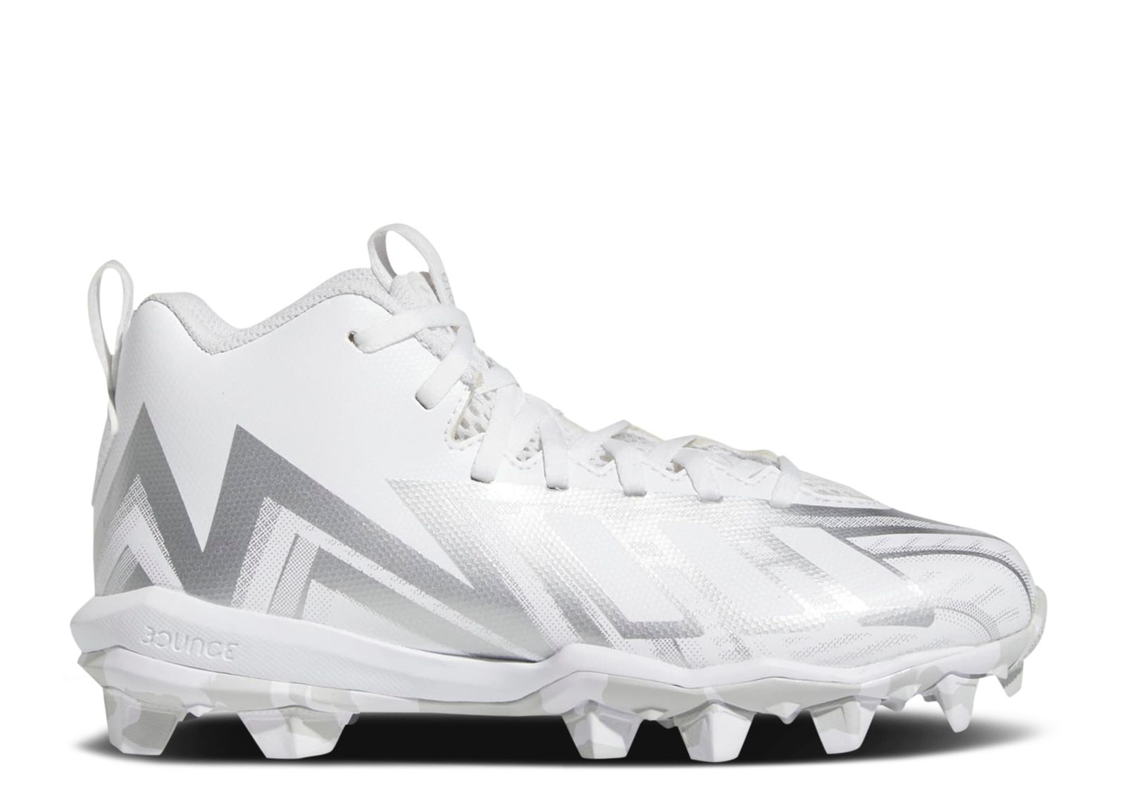 Freak Spark MD Adidas Freak Spark MD J 23 Football Cleats Gray White Kid main image 4