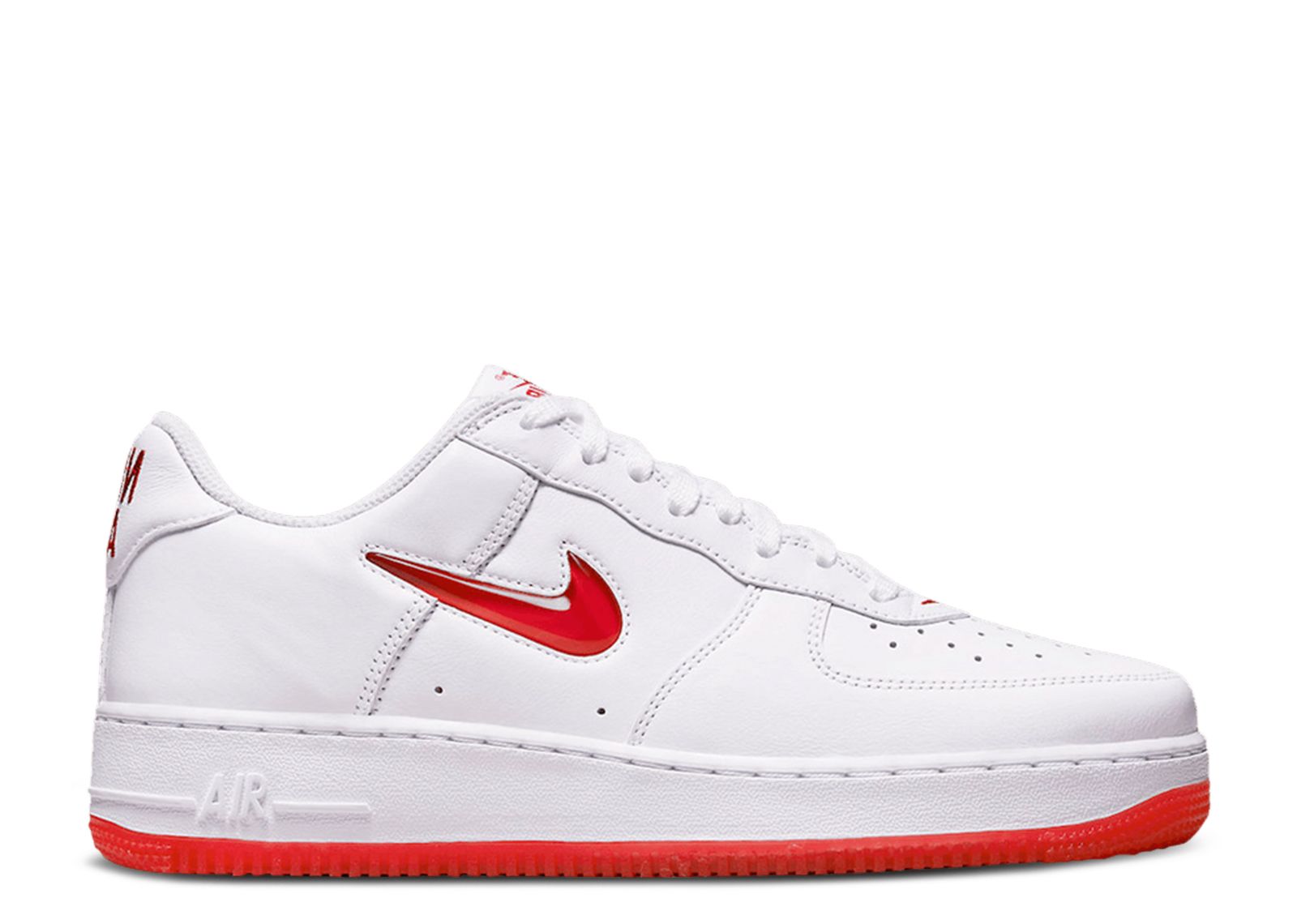 Nike air force 1 low - men's white/university red sale