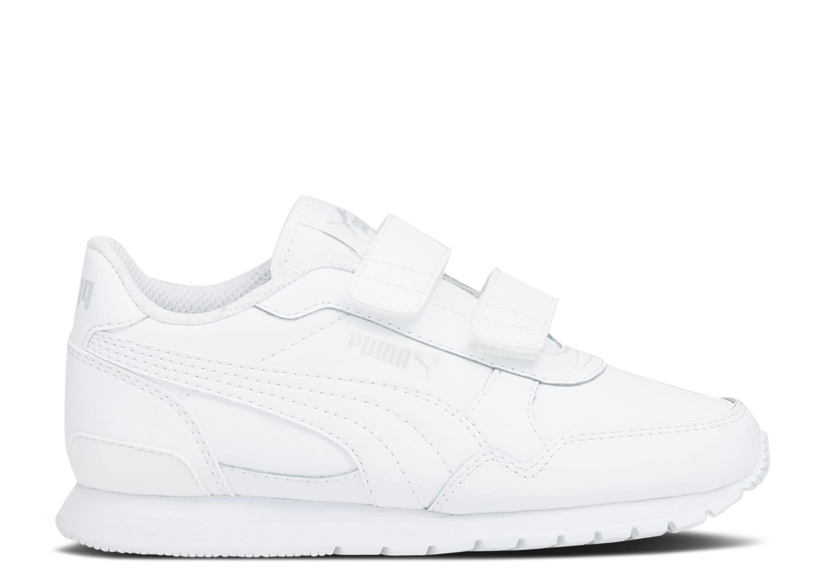 ST Runner v3 Leather Little Kid 'Triple White'