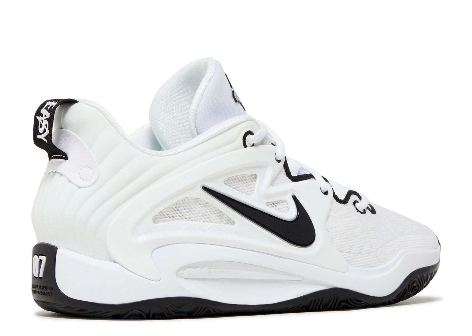KD 15 TB 'White Black' - Nike - DX6648 100 - white/black/white