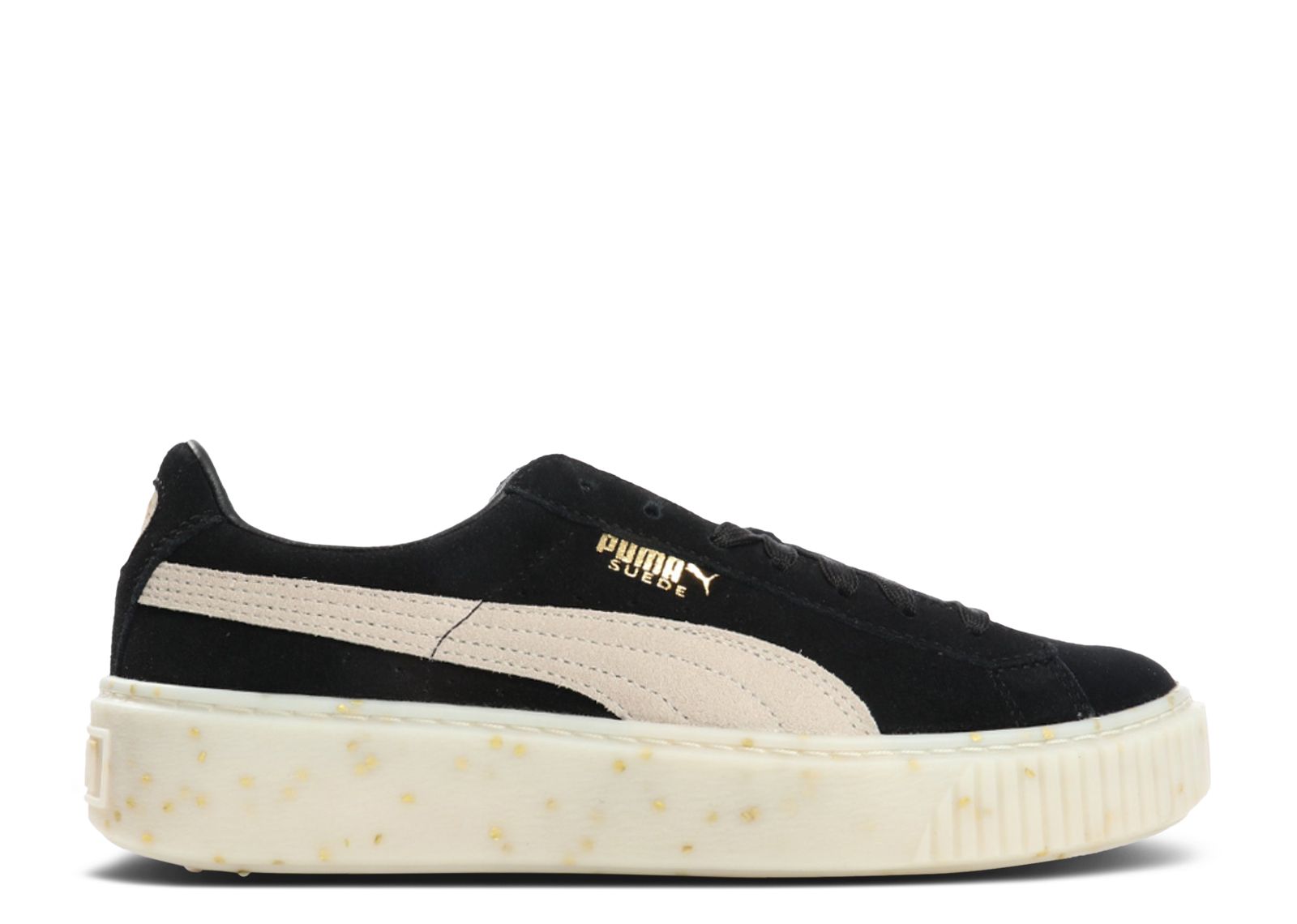 Wmns Suede Platform 'Celebrate - Black Gold'