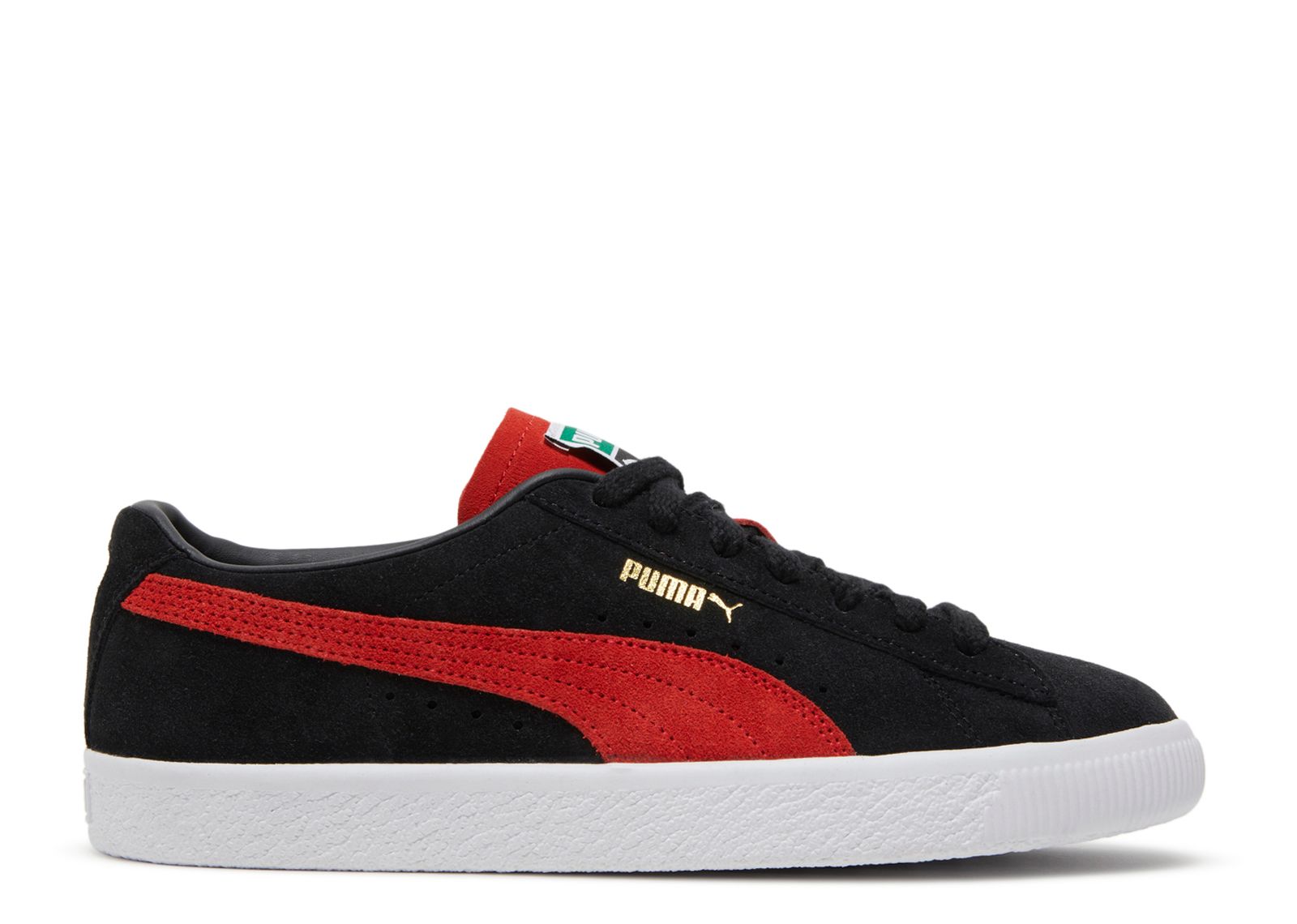 Suede VTG Teams 'Black Burnt Red'