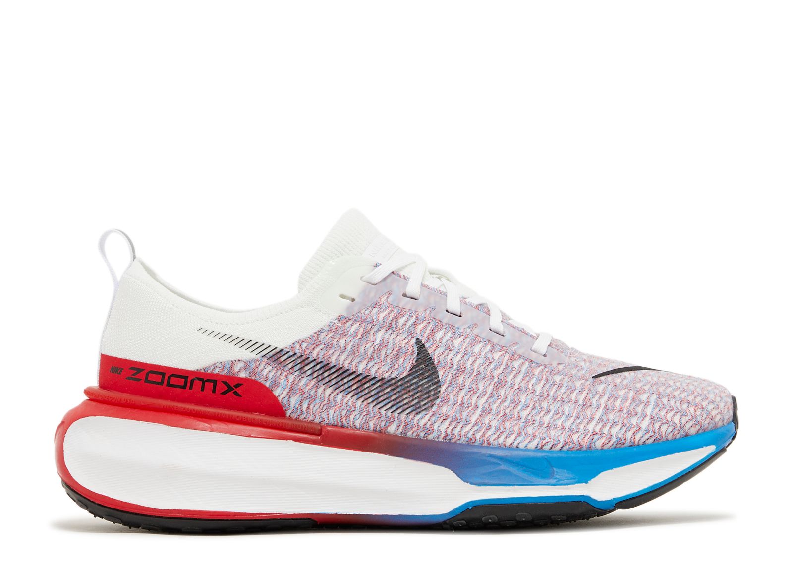 Nike ZoomX Invincible Run 3 Shoes Multicolor Lace Up FJ3889-100 Men’s Size 7.5 Nike Invincible 3 White University Red Photo Blue Black  main image 2