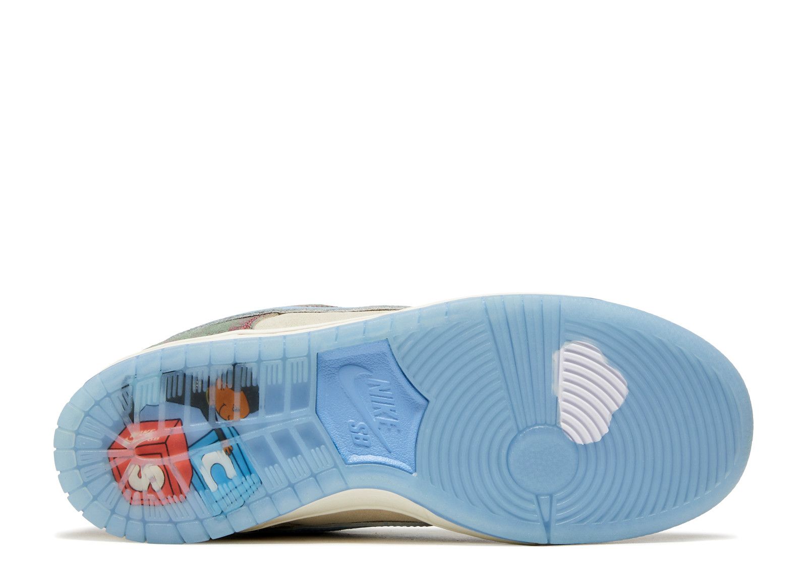 Crenshaw Skate Club x Nike Dunk Low SB FN4193-100 Sail Light Blue Cedar Sz 12 DS Crenshaw Skate Club x Nike SB Dunk Low | FN4193-100 main image 4