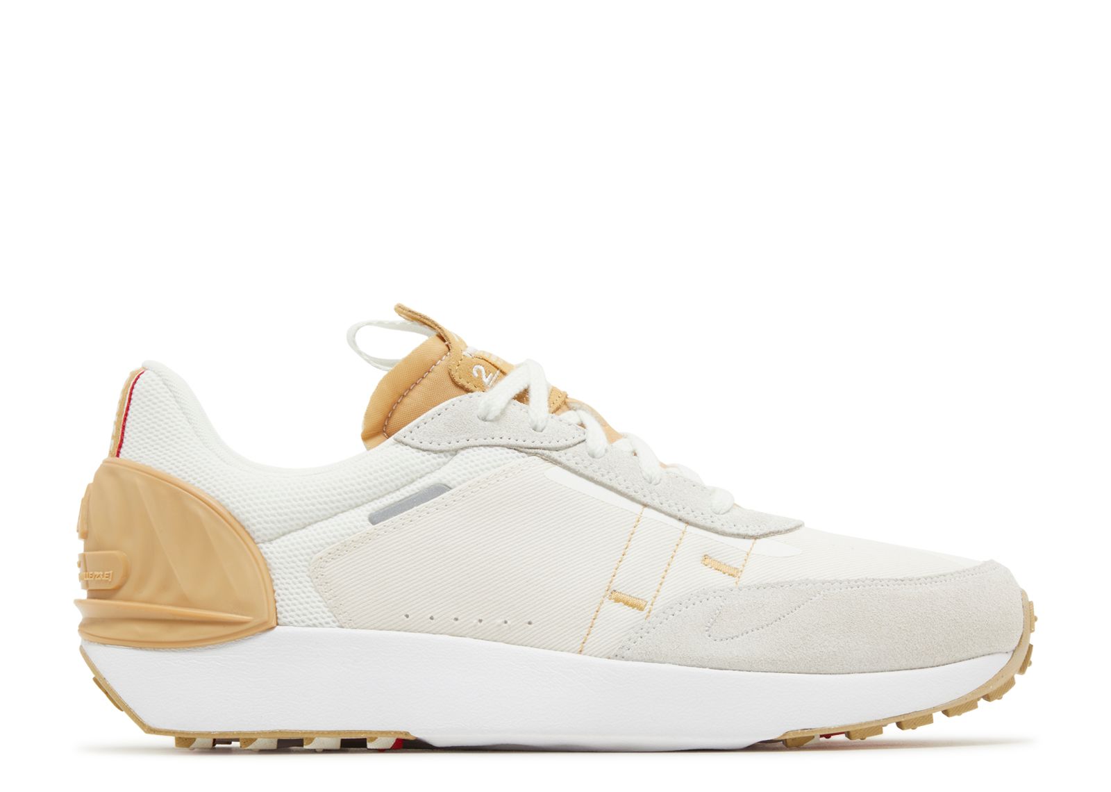 Monroe canvas and leather clearance trainer