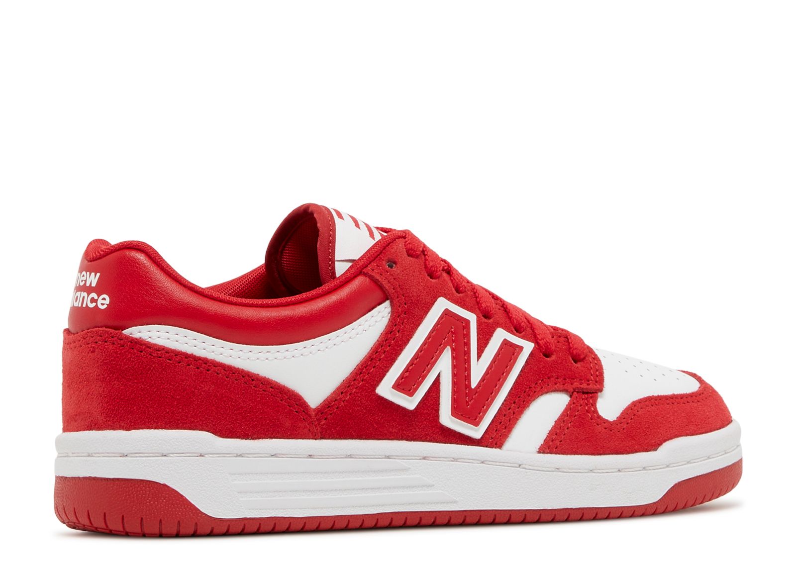 New Balance 480 Athletic Shoe - Big Kid - White / Pink Haze