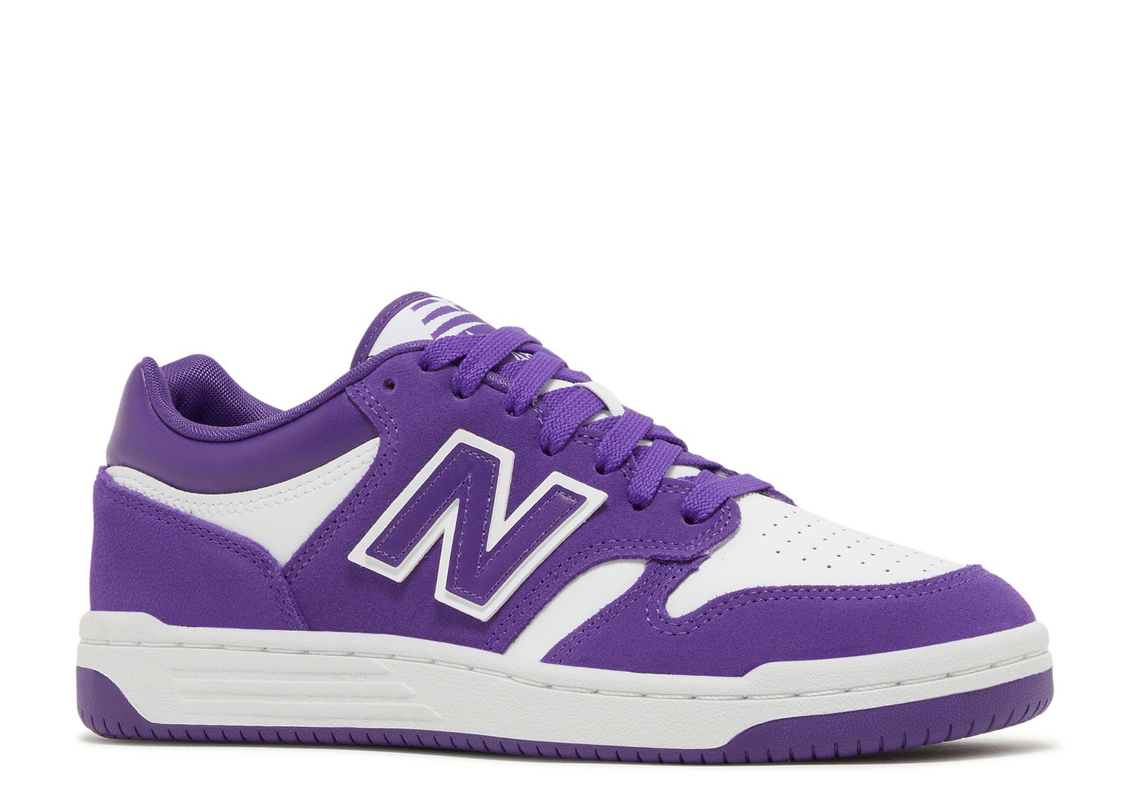 New Balance 480 Big Kid 'Prism Purple White' - New Balance