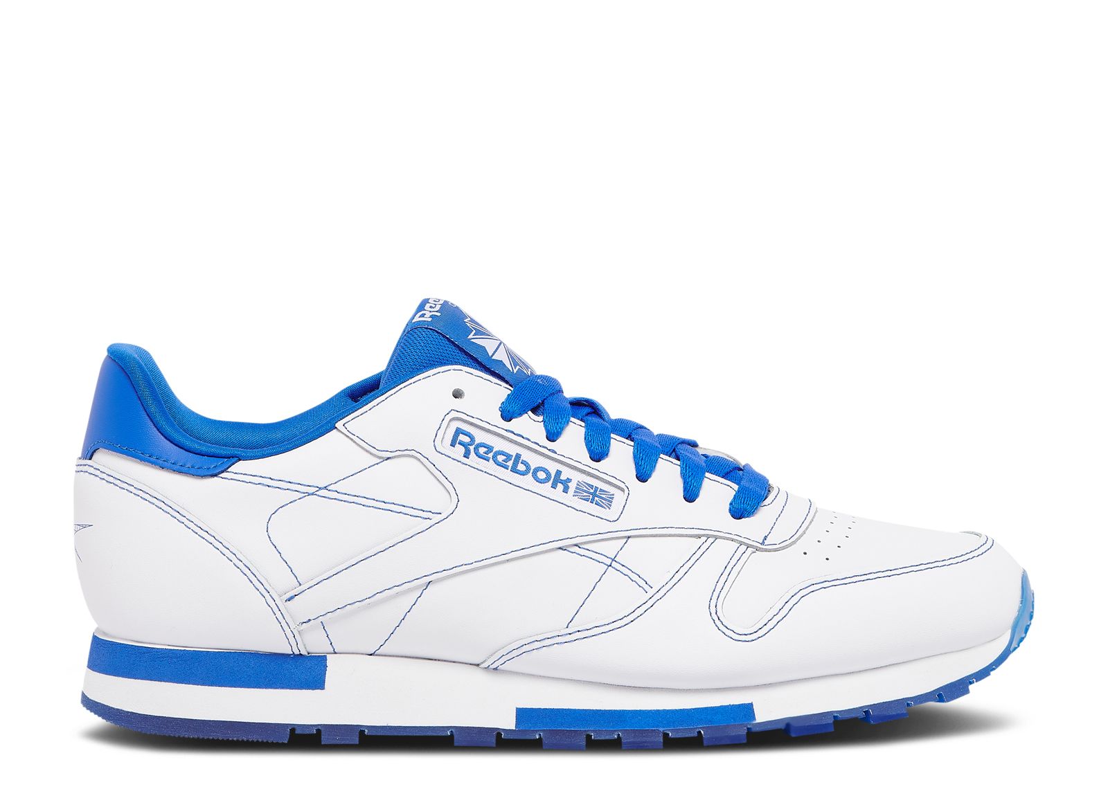 Classic Leather 'White Court Blue'