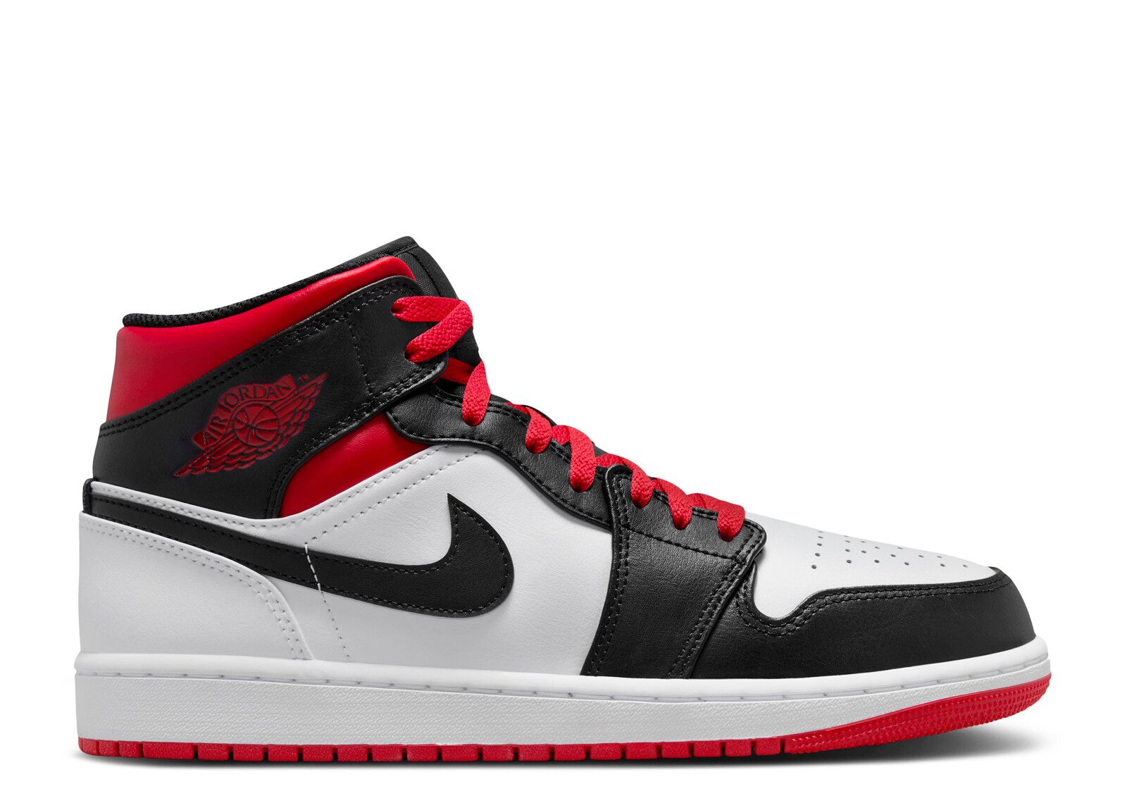 Jordan 1 Mid 'Gym Red Black Toe'