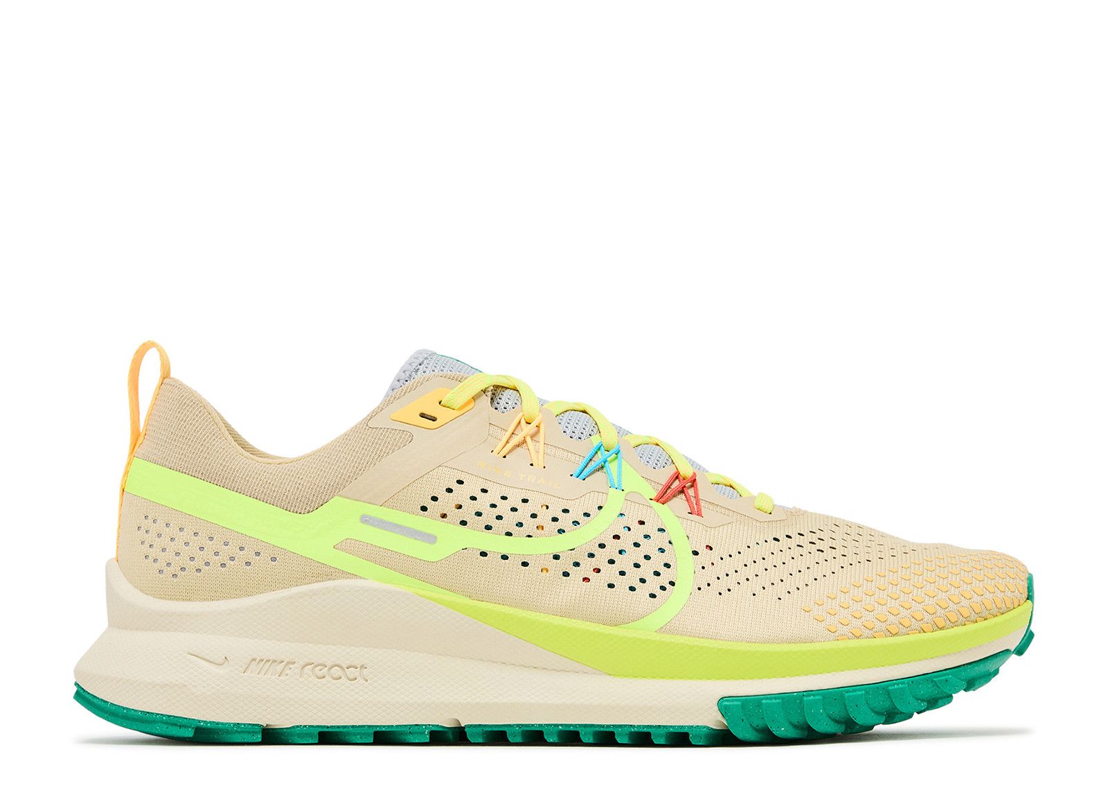 Size 6.5 - Nike React Pegasus Trail 4 Team Gold Volt W for