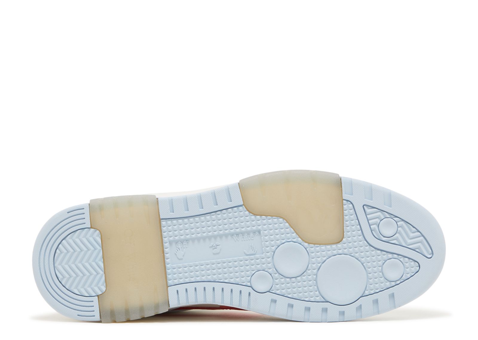 Off White Out Of Office 'Outlined Light Blue Red' - Off White