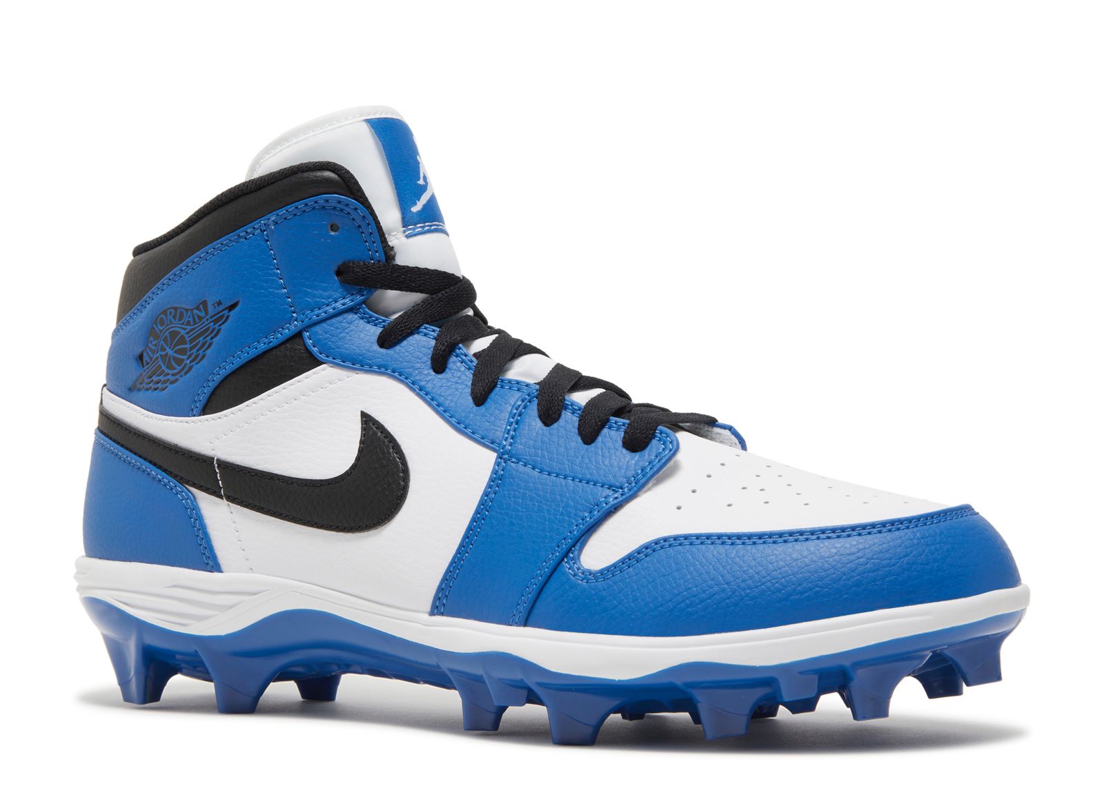 Jordan 1 Mid TD Cleat 'White Black Royal' - Air Jordan - FJ6805