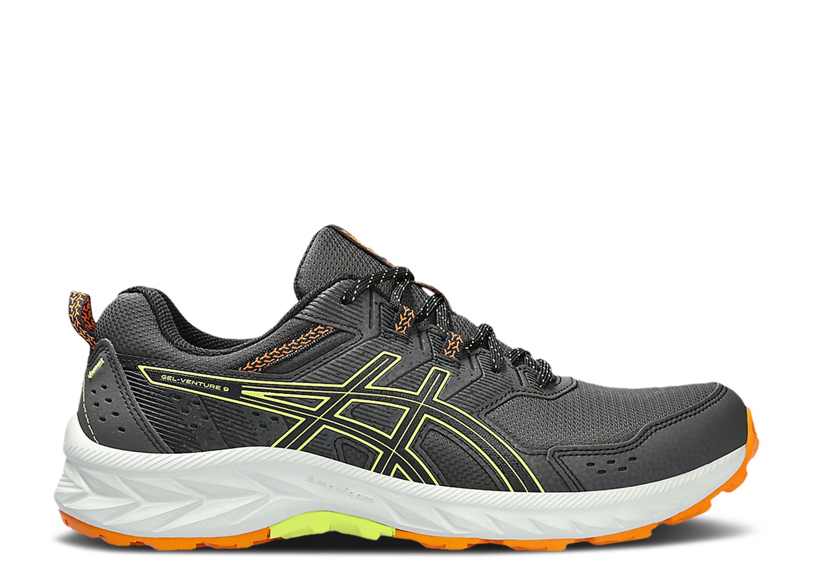 Gel Venture 9 Extra Wide 'Graphite Grey Glow Yellow'