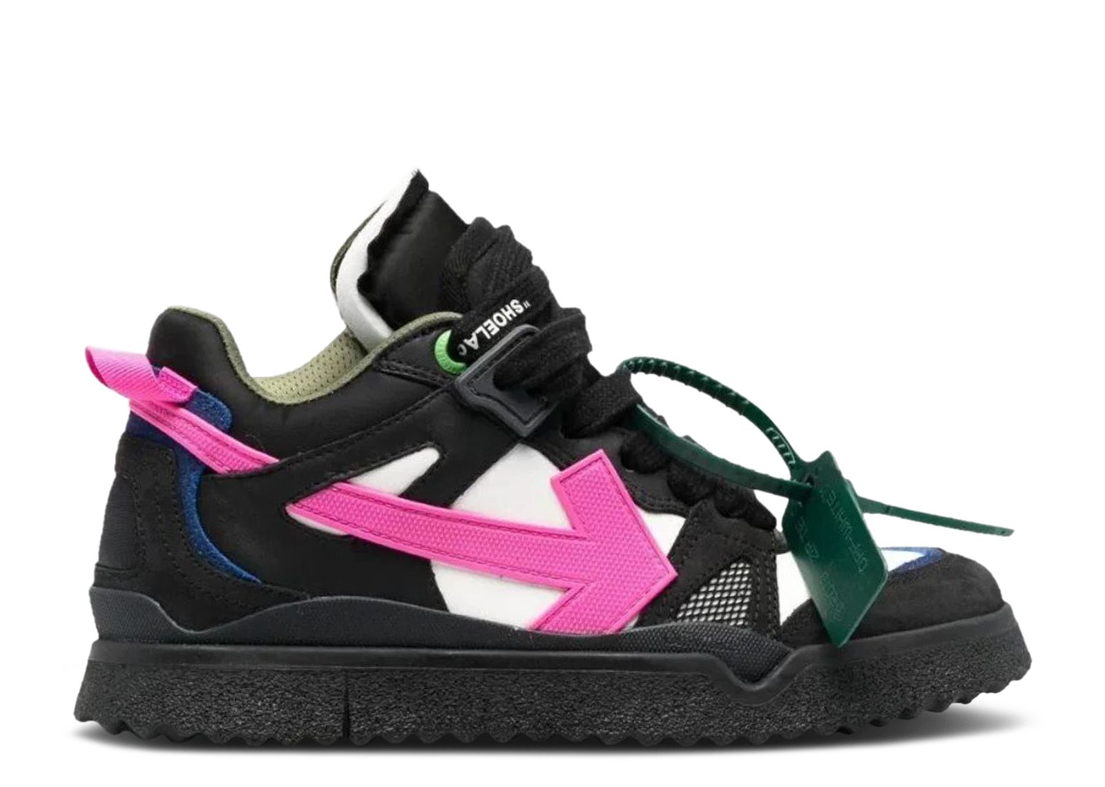 Off White New Mid Sponge 'Black Fuchsia' - Off White 