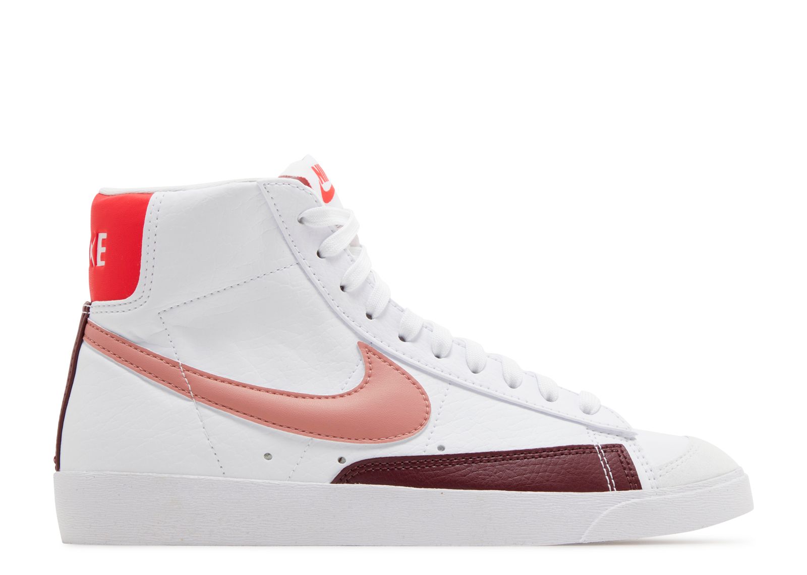 10.5 MEN\'S NIKE BLAZER MID 77 NEXT NATURE DQ4124-105 WHITE / RED STARDUST Nike Blazer Mid  main image 2
