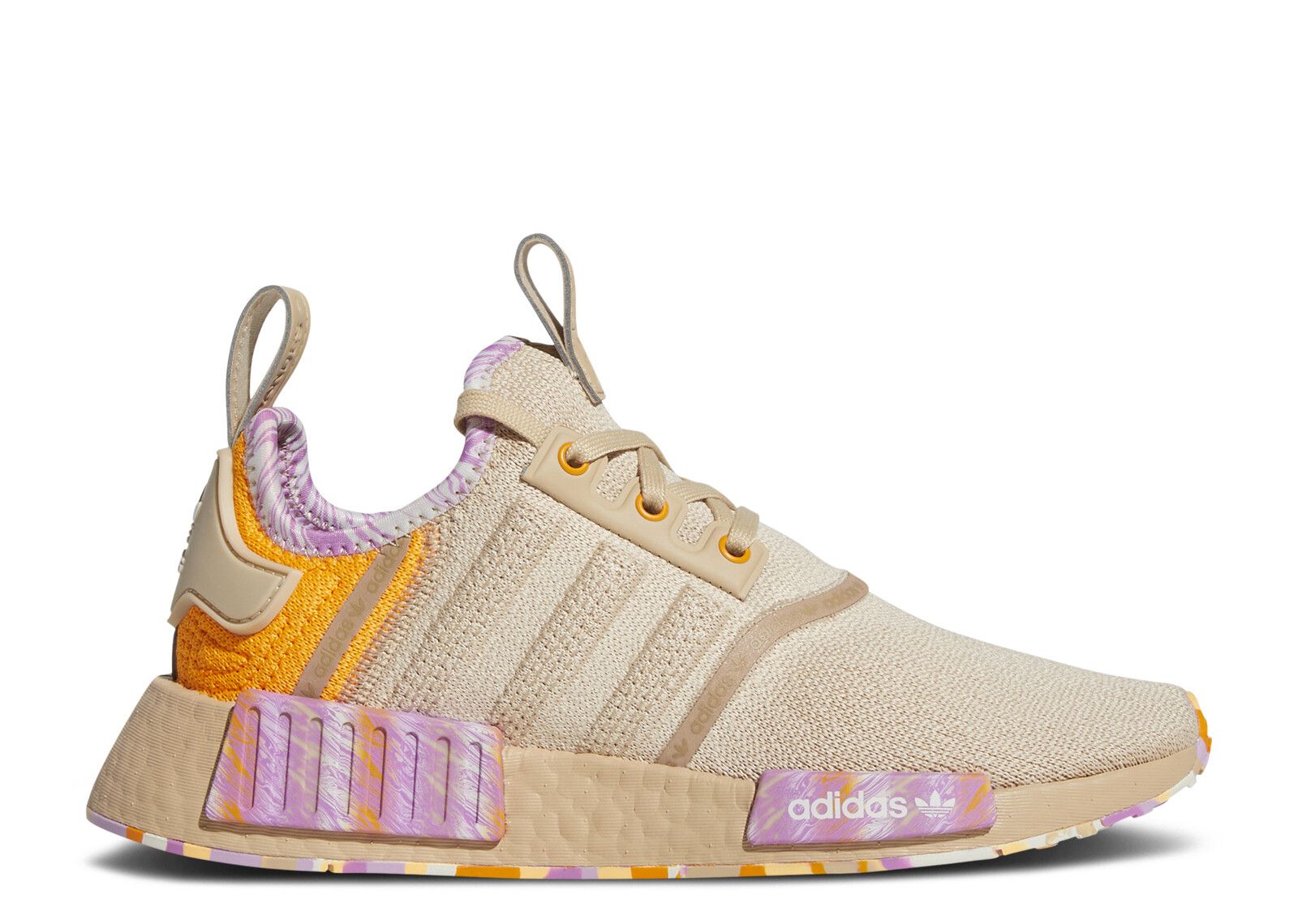 S.E.E.D. X Wmns NMD_R1 'Tape 2.0' - Adidas - HP3150 - magic beige/orange  rush/pulse lilac | Flight Club Japan