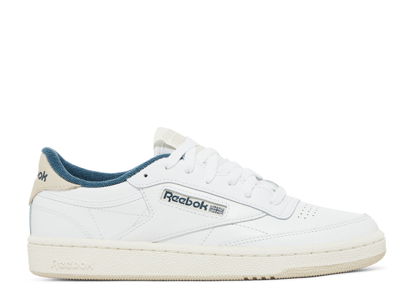 Wmns Club C 85 'White Hoops Blue'